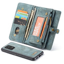 For Samsung Galaxy A32 5G CaseMe Detachable Multifunctional Horizontal Flip Leather Case, with Card Slot & Holder & Zipper Wallet & Photo Frame(Green)