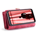 For Samsung Galaxy A32 5G CaseMe Detachable Multifunctional Horizontal Flip Leather Case, with Card Slot & Holder & Zipper Wallet & Photo Frame(Red)