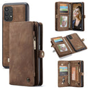 For Samsung Galaxy A32 5G CaseMe Detachable Multifunctional Horizontal Flip Leather Case, with Card Slot & Holder & Zipper Wallet & Photo Frame(Brown)