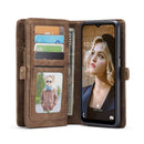 For Samsung Galaxy A32 5G CaseMe Detachable Multifunctional Horizontal Flip Leather Case, with Card Slot & Holder & Zipper Wallet & Photo Frame(Brown)