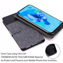 For Huawei P20 Lite (2019) MUXMA MX102 Horizontal Flip Canvas Leather Case with Stand & Card Slot & Wallet Function(Black)