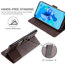 For Huawei P20 Lite (2019) MUXMA MX102 Horizontal Flip Canvas Leather Case with Stand & Card Slot & Wallet Function(Brown)
