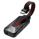 PLEXTONE GS1 3 in 1 USB-C / Type-C to 3.5mm Earphone Charging Adapter Phone Game Sound Card(Black)