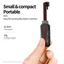 PLEXTONE GS1 3 in 1 USB-C / Type-C to 3.5mm Earphone Charging Adapter Phone Game Sound Card(Black)