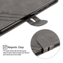 For Motorola Moto E6 Play Stitching Style 2-Color Cow Texture Horizontal Flip PU Leather Case with Holder & Card Slot & Lanyard(Gray)