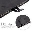 For Motorola Moto E6 Play Stitching Style 2-Color Cow Texture Horizontal Flip PU Leather Case with Holder & Card Slot & Lanyard(Black)