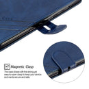 For Motorola Moto E6 Play Stitching Style 2-Color Cow Texture Horizontal Flip PU Leather Case with Holder & Card Slot & Lanyard(Blue)