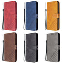 For Motorola Moto E6 Play Stitching Style 2-Color Cow Texture Horizontal Flip PU Leather Case with Holder & Card Slot & Lanyard(Red)