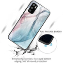 For Xiaomi Redmi Note 10 5G Abstract Marble Pattern Glass Protective Case(Abstract Gray)