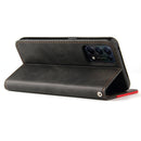 For OPPO Reno5 4G / 5G / Find X3 Lite Business Stitching-Color Horizontal Flip PU Leather Case with Holder & Card Slots & Photo Frame & Lanyard(Red)