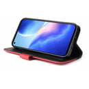For OPPO Reno5 4G / 5G / Find X3 Lite Business Stitching-Color Horizontal Flip PU Leather Case with Holder & Card Slots & Photo Frame & Lanyard(Red)
