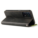For OPPO Reno5 4G / 5G / Find X3 Lite Business Stitching-Color Horizontal Flip PU Leather Case with Holder & Card Slots & Photo Frame & Lanyard(Green)