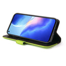 For OPPO Reno5 4G / 5G / Find X3 Lite Business Stitching-Color Horizontal Flip PU Leather Case with Holder & Card Slots & Photo Frame & Lanyard(Green)