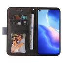 For OPPO Reno5 4G / 5G / Find X3 Lite Business Stitching-Color Horizontal Flip PU Leather Case with Holder & Card Slots & Photo Frame & Lanyard(Grey)