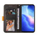 For OPPO Reno5 4G / 5G / Find X3 Lite Business Stitching-Color Horizontal Flip PU Leather Case with Holder & Card Slots & Photo Frame & Lanyard(Orange)