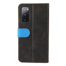 For Samsung Galaxy S20 FE / S20 Lite 5G / 4G Business Stitching-Color Horizontal Flip PU Leather Case with Holder & Card Slots & Photo Frame(Blue)