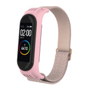 For Xiaomi Mi Band 6 / 5 / 4 / 3 Wavy Texture 8-shaped Buckle Watch Band(Pink)