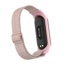 For Xiaomi Mi Band 6 / 5 / 4 / 3 Wavy Texture 8-shaped Buckle Watch Band(Pink)