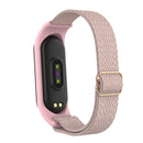 For Xiaomi Mi Band 6 / 5 / 4 / 3 Wavy Texture 8-shaped Buckle Watch Band(Pink)