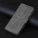 For Samsung Galaxy A22 5G Stitching Style 2-Color Cow Texture Horizontal Flip PU Leather Case with Holder & Card Slot & Lanyard(Gray)