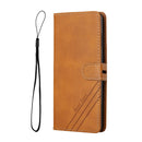 For Samsung Galaxy A22 5G Stitching Style 2-Color Cow Texture Horizontal Flip PU Leather Case with Holder & Card Slot & Lanyard(Yellow)