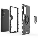 For Honor 50 SE PC + TPU Shockproof Protective Case with Magnetic Ring Holder(Red)