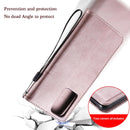 For Xiaomi Redmi Note 10 Pro 4G Solid Color Horizontal Flip Protective Leather Case with Holder & Card Slots & Wallet & Photo Frame & Lanyard(Red)