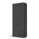 TAOKKIM Retro Matte PU Horizontal Flip Leather Case with Holder & Card Slots For iPhone 7 / 8 / SE 2020(Black)