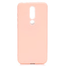 For Nokia 6.1 Plus Candy Color TPU Case(Pink)