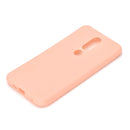 For Nokia 6.1 Plus Candy Color TPU Case(Pink)