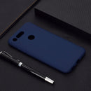 For Huawei Honor View 20 Candy Color TPU Case(Blue)