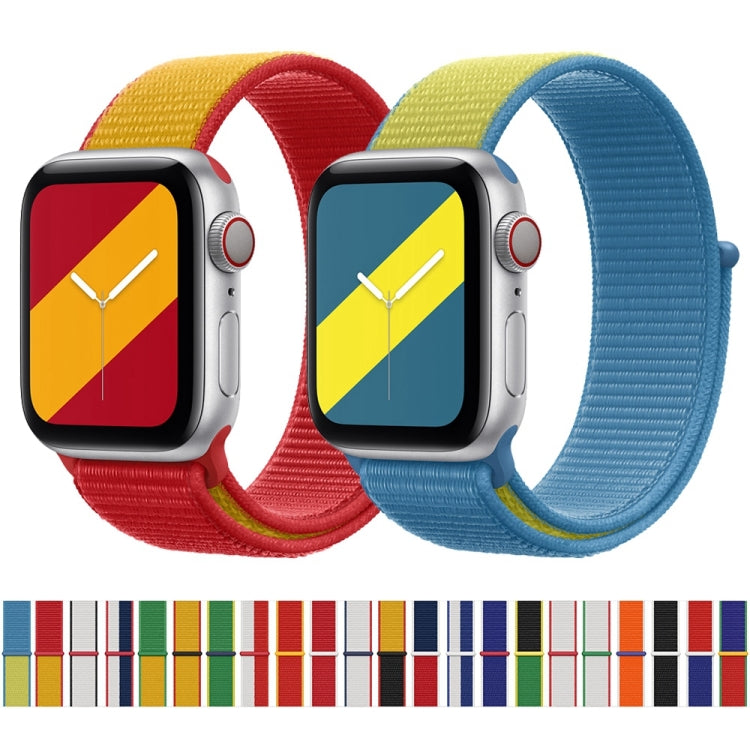 International Series Loopback Watch Bands For Apple Watch Series 8&7 45mm / SE 2&6&SE&5&4 44mm / 3&2&1 42mm(Jamaica)