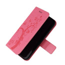 For Huawei P40 Pro Embossed Lucky Tree Horizontal Flip Leather Case with Holder & Card Slot & Wallet & Lanyard(Pink)