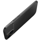 Carbon Fiber Texture Shockproof TPU Case For iPhone 13(Black)