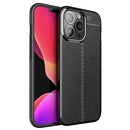 Litchi Texture TPU Shockproof Case For iPhone 13 Pro Max(Black)