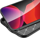 Litchi Texture TPU Shockproof Case For iPhone 13 Pro Max(Red)