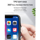 For LG G7 ThinQ Starry Sky Painted Tempered Glass TPU Shockproof Protective Case(Color Starry Sky)