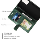 For OPPO A74 4G / F19 Skin Feel Splicing Horizontal Flip Leather Case with Holder & Card Slots & Wallet & Photo Frame(Green)