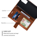 For OPPO A74 4G / F19 Skin Feel Splicing Horizontal Flip Leather Case with Holder & Card Slots & Wallet & Photo Frame(Brown)