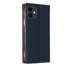 Litchi Genuine Leather Phone Case For iPhone 12 mini(Black)