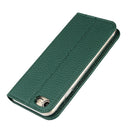 Litchi Genuine Leather Phone Case For iPhone 7 / 8 / SE 2022 / SE 2020(Green)