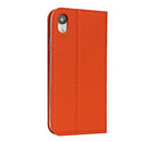 Litchi Genuine Leather Phone Case For iPhone XR(Orange)