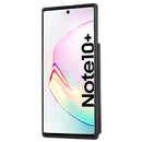For Galaxy Note 10 Plus Solid Color Double Buckle Zipper Shockproof Protective Case(Black)