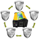 Legend I Generation DC12V to AC220V 3000W Car Power Inverter(Yellow)