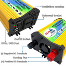 Legend I Generation DC12V to AC220V 3000W Car Power Inverter(Yellow)