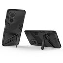 For Honor 50 SE / Huawei nova 9 SE Punk Armor 2 in 1 PC + TPU Shockproof Case with Invisible Holder(Black)