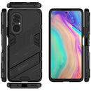 For Honor 50 SE / Huawei nova 9 SE Punk Armor 2 in 1 PC + TPU Shockproof Case with Invisible Holder(Black)