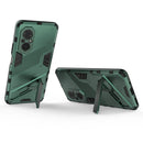 For Honor 50 SE / Huawei nova 9 SE Punk Armor 2 in 1 PC + TPU Shockproof Case with Invisible Holder(Green)