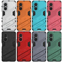For Honor 50 SE / Huawei nova 9 SE Punk Armor 2 in 1 PC + TPU Shockproof Case with Invisible Holder(Light Red)