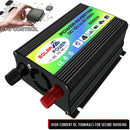 Tang I Generation 12V to 110V 3000W Intelligent Car Power Inverter with Dual USB(Black)